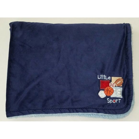 baby blue fleece blanket